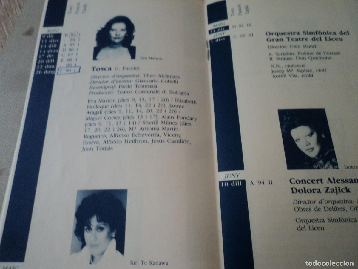 Libretos de &oacute;pera: gran teatre del liceu, programacio 1990/91 - Foto 3