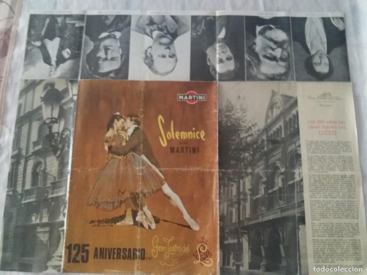 Libretos de &oacute;pera: GRAN TRIPTICO DE LOS 125 A&Ntilde;OS DEL LICEO. - Foto 1