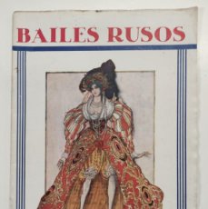 Libretos de ópera: BAILES RUSOS 1917 LICEO - DIAGHILEW - LES PAPILLONS - EL ESPECTRO DE LA ROSA - MENINAS - CLEOPATRA -
