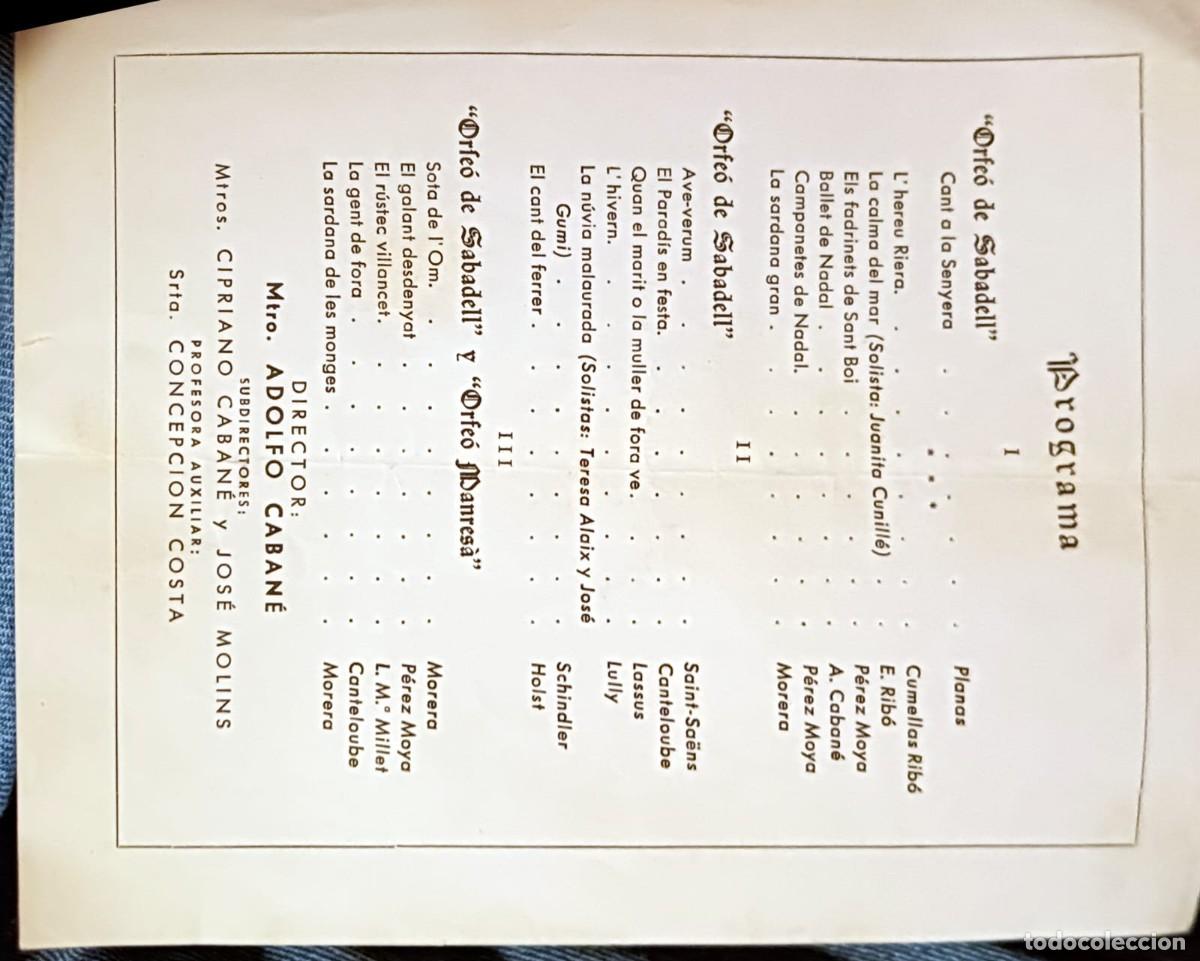 Libretos de &oacute;pera: Libro del Orfe&oacute;n de Sabadell - Foto 2