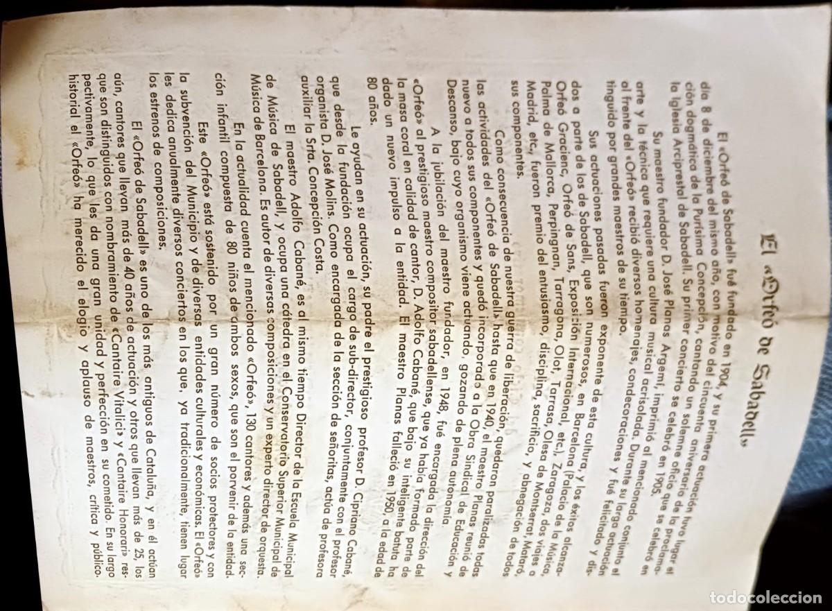 Libretos de &oacute;pera: Libro del Orfe&oacute;n de Sabadell - Foto 3