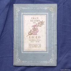Libretos de ópera: PROGRAMA GRAN TEATRO DEL LICEO TEMPORADA 1945-1946 - LA CREACIÓN