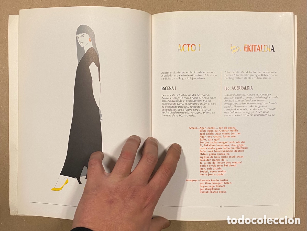 Libretos de &oacute;pera: &Oacute;PERA AMAYA. LIBRETO &Oacute;PERA JES&Uacute;S GURIDI. - Foto 5