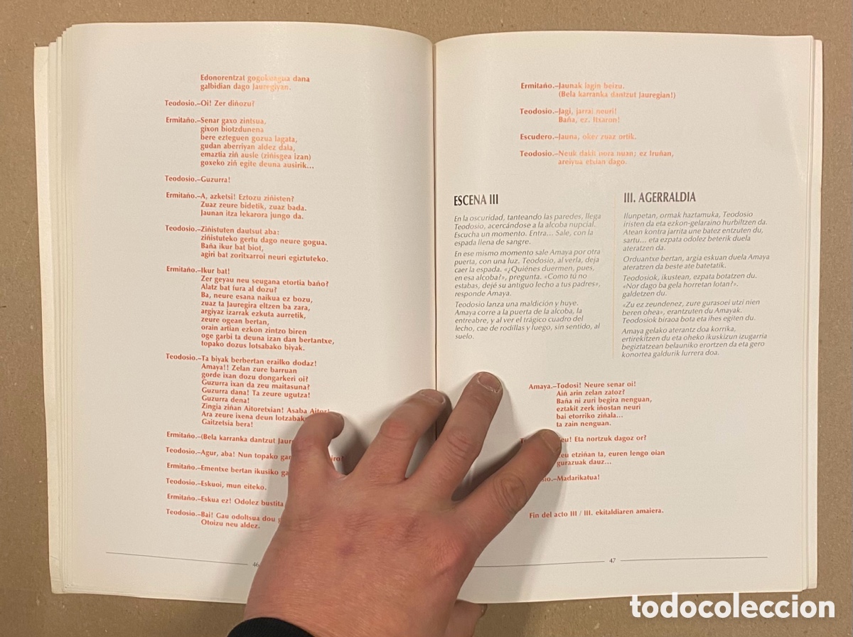 Libretos de &oacute;pera: &Oacute;PERA AMAYA. LIBRETO &Oacute;PERA JES&Uacute;S GURIDI. - Foto 6