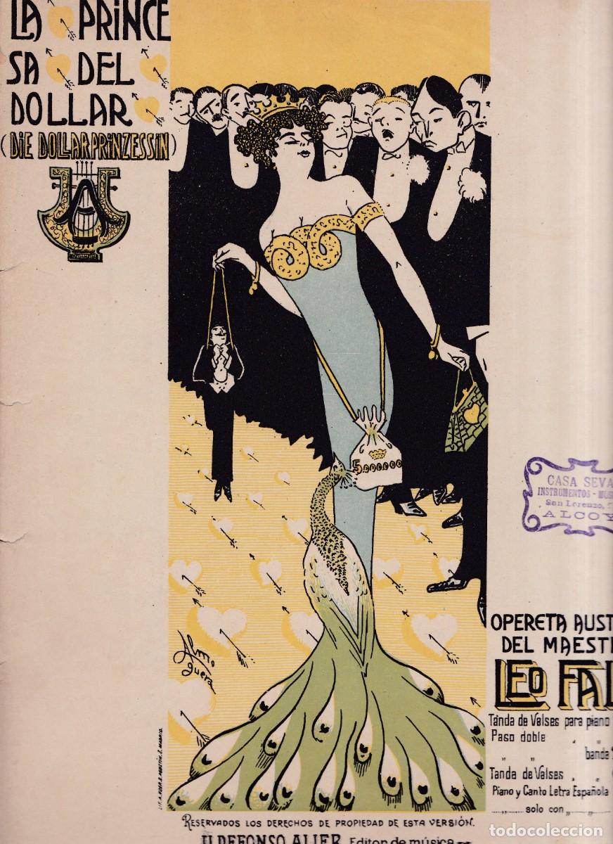 Libretos de &oacute;pera: LA PRINCESA DEL DOLLAR - LEO FALL - ILDEFONSO ALIER, EDITOR - MADRID - Foto 1