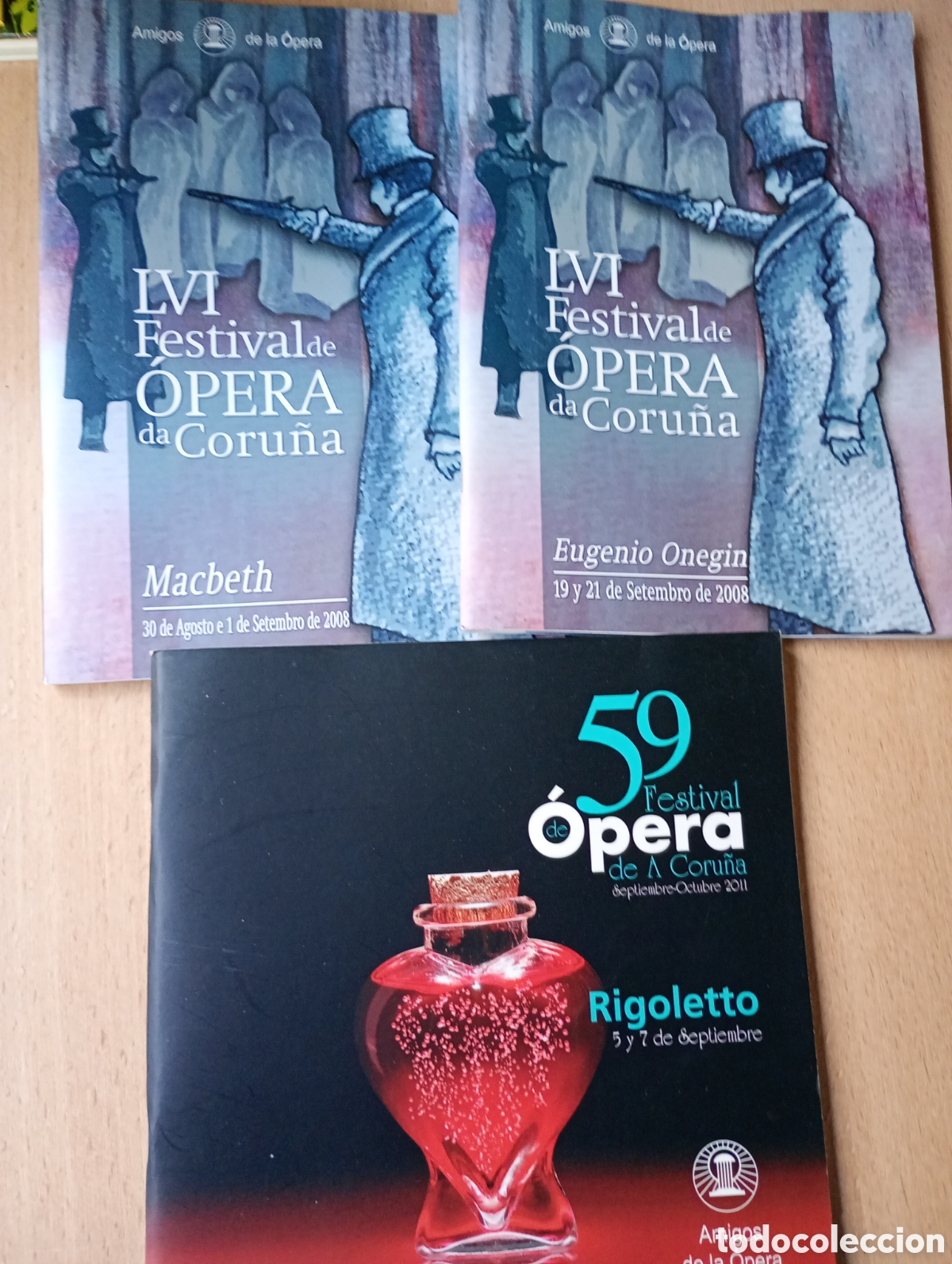 Libretos de &oacute;pera: 3 libretos &oacute;pera: Macbeth, Rigoletto y Eugenio Onegin 2008-2011 - Foto 1