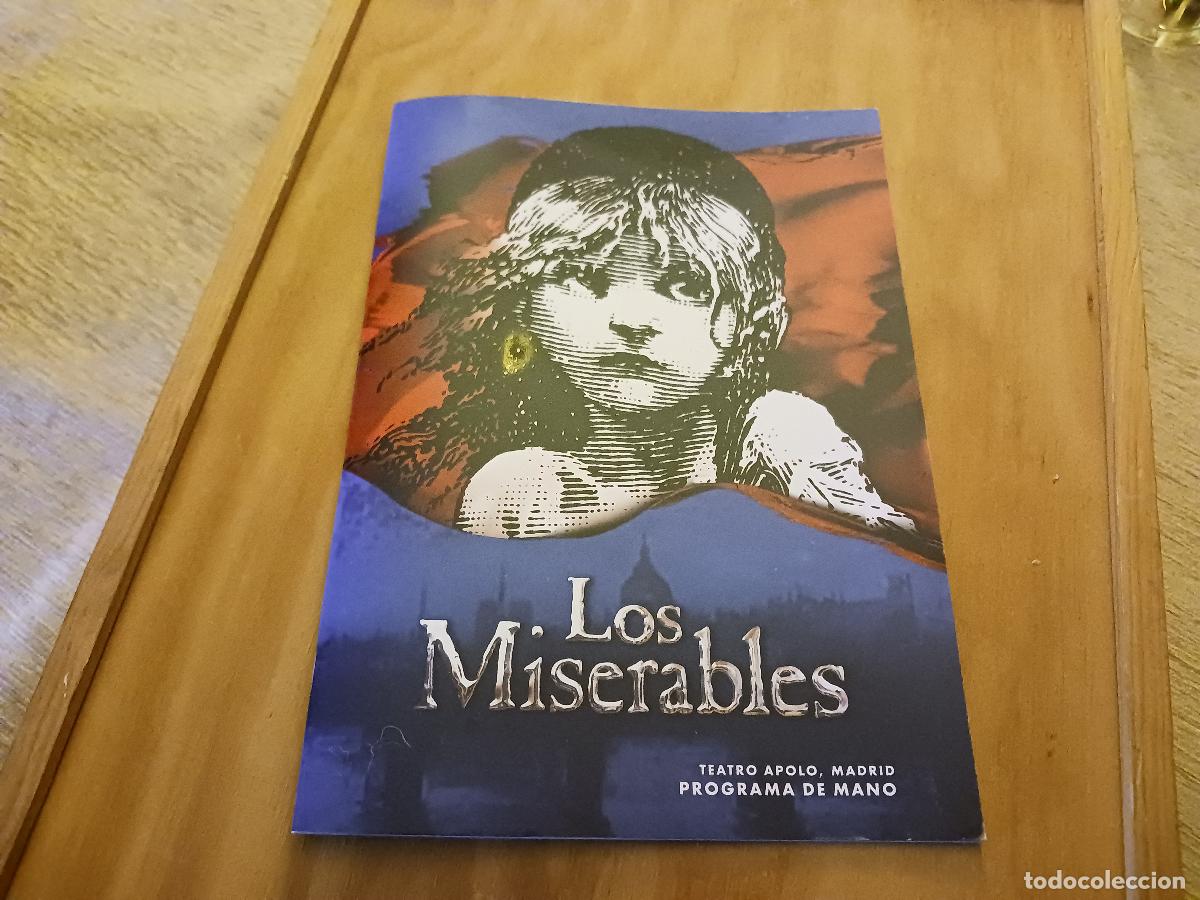 Libretos de &oacute;pera: programa del musical, los miserables, presentacion en madrid - Foto 1