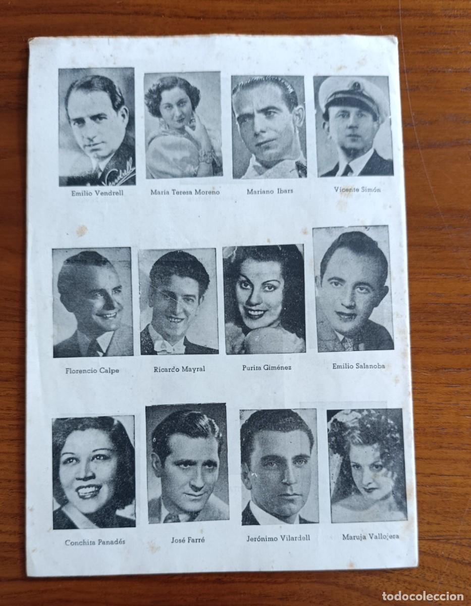 Libretos de &oacute;pera: LA GENERALA. AMADEO VIVES. OPERETA C&Oacute;MICA. - Foto 3