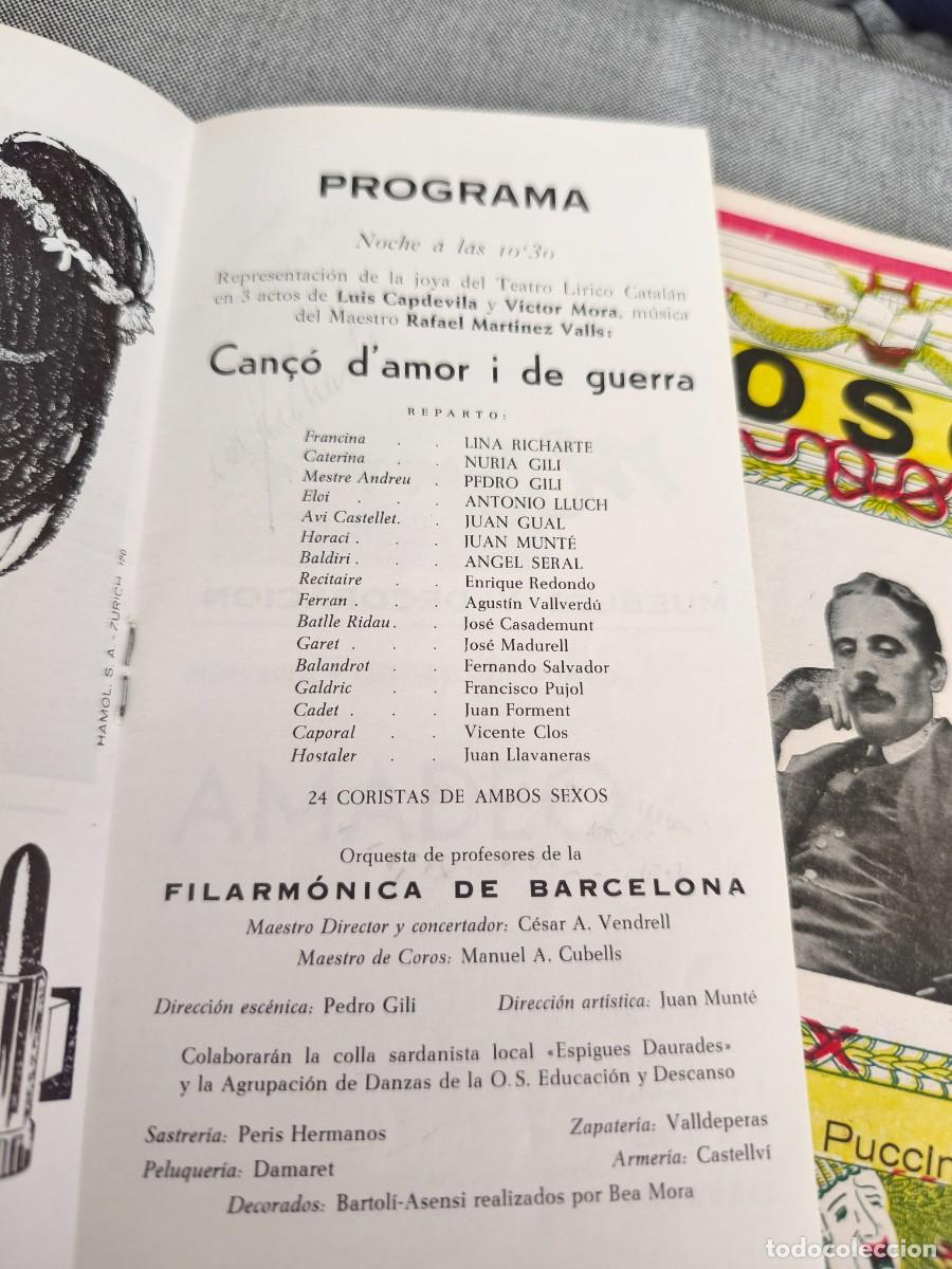 Libretos de &oacute;pera: Folletos &oacute;peras a&ntilde;os 60/70 - Foto 5