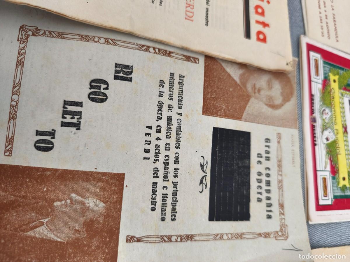 Libretos de &oacute;pera: Folletos &oacute;peras a&ntilde;os 60/70 - Foto 12