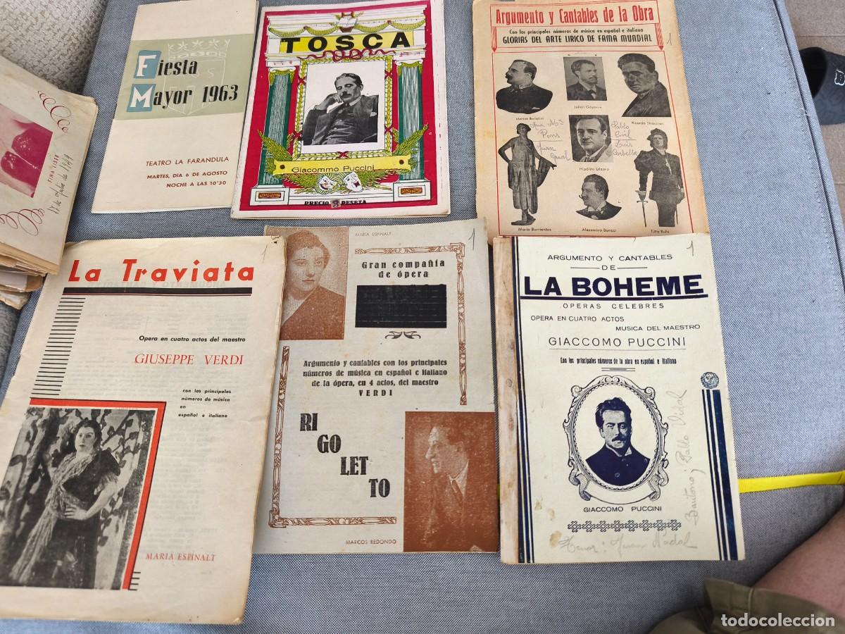 Libretos de &oacute;pera: Folletos &oacute;peras a&ntilde;os 60/70 - Foto 14