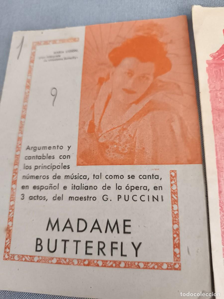 Libretos de &oacute;pera: Libreto de madame butterfly y el barbero de Sevilla