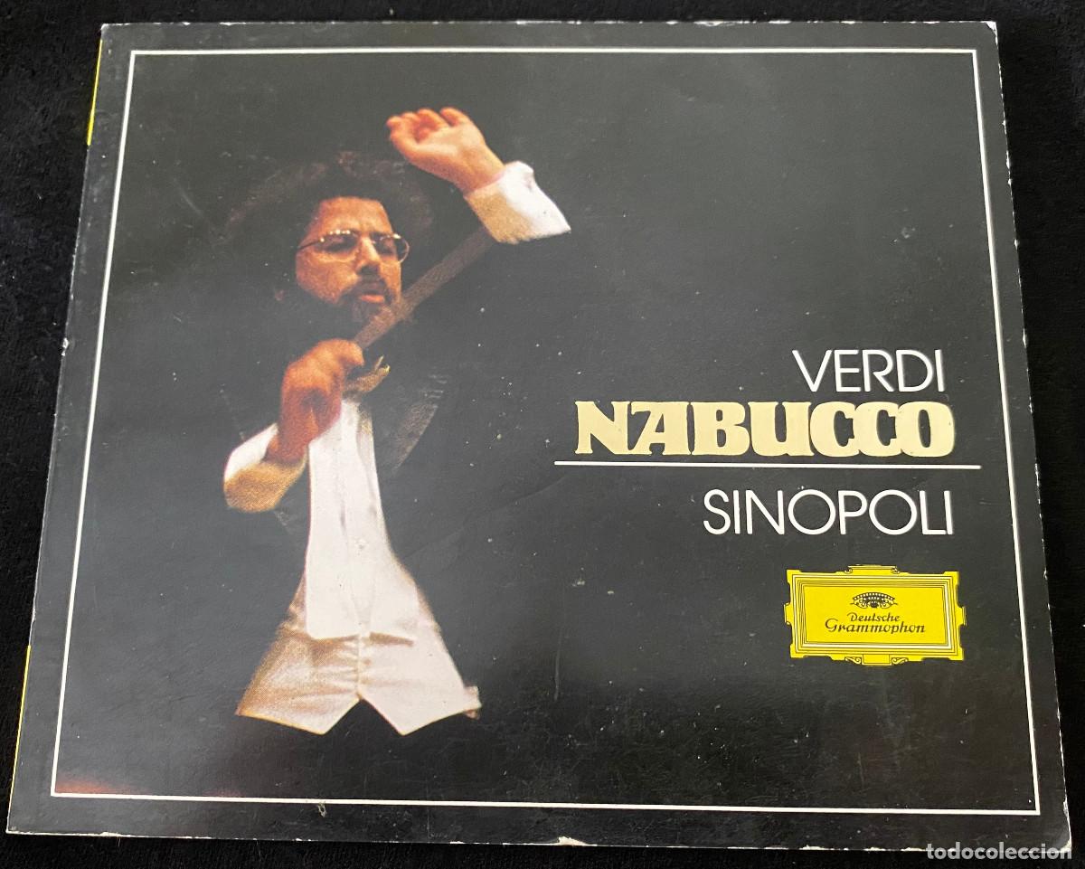 Libretos de &oacute;pera: Nabucco de Verdi dirigida por Sinopoli. Libreto de &oacute;pera. Deutsche Grammophon. 130 p&aacute;ginas.