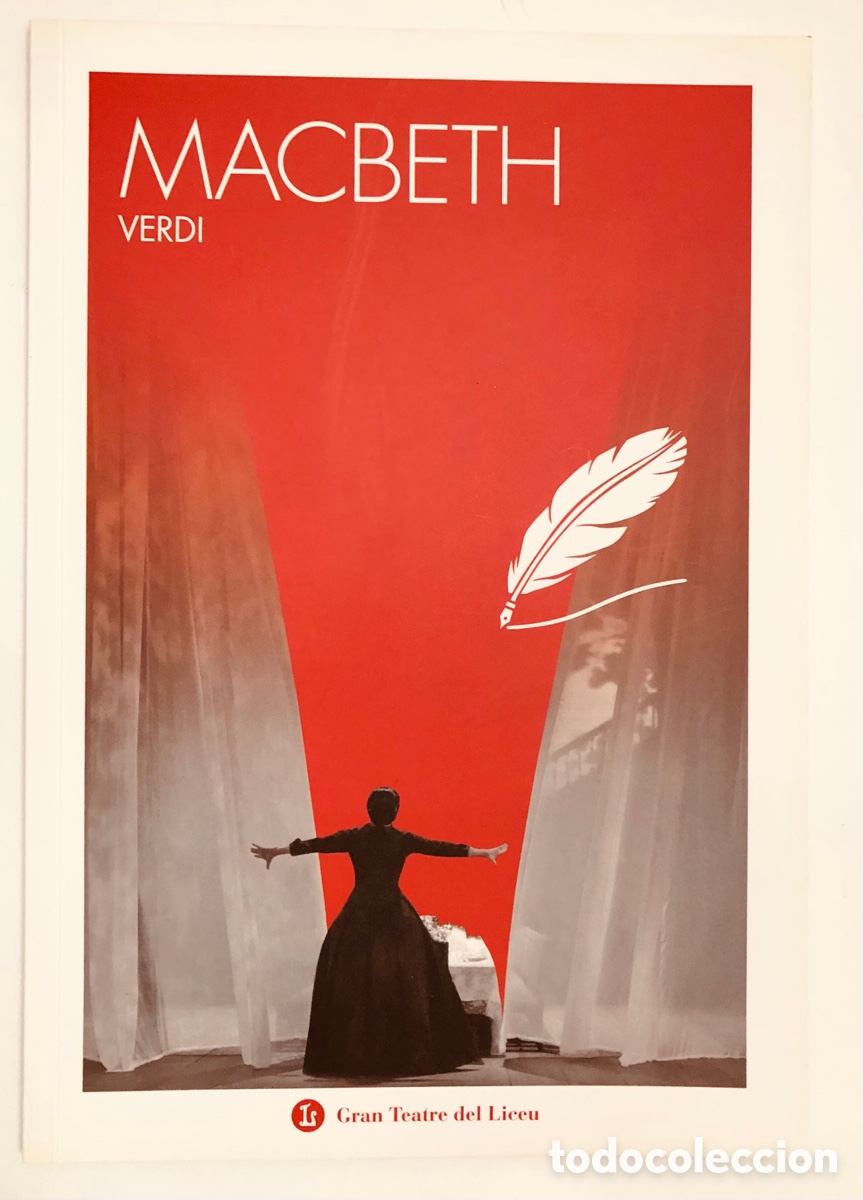 Libretos de &oacute;pera: Verdi - Macbeth - Gran Teatre del Liceu - Temporada 2016-2017