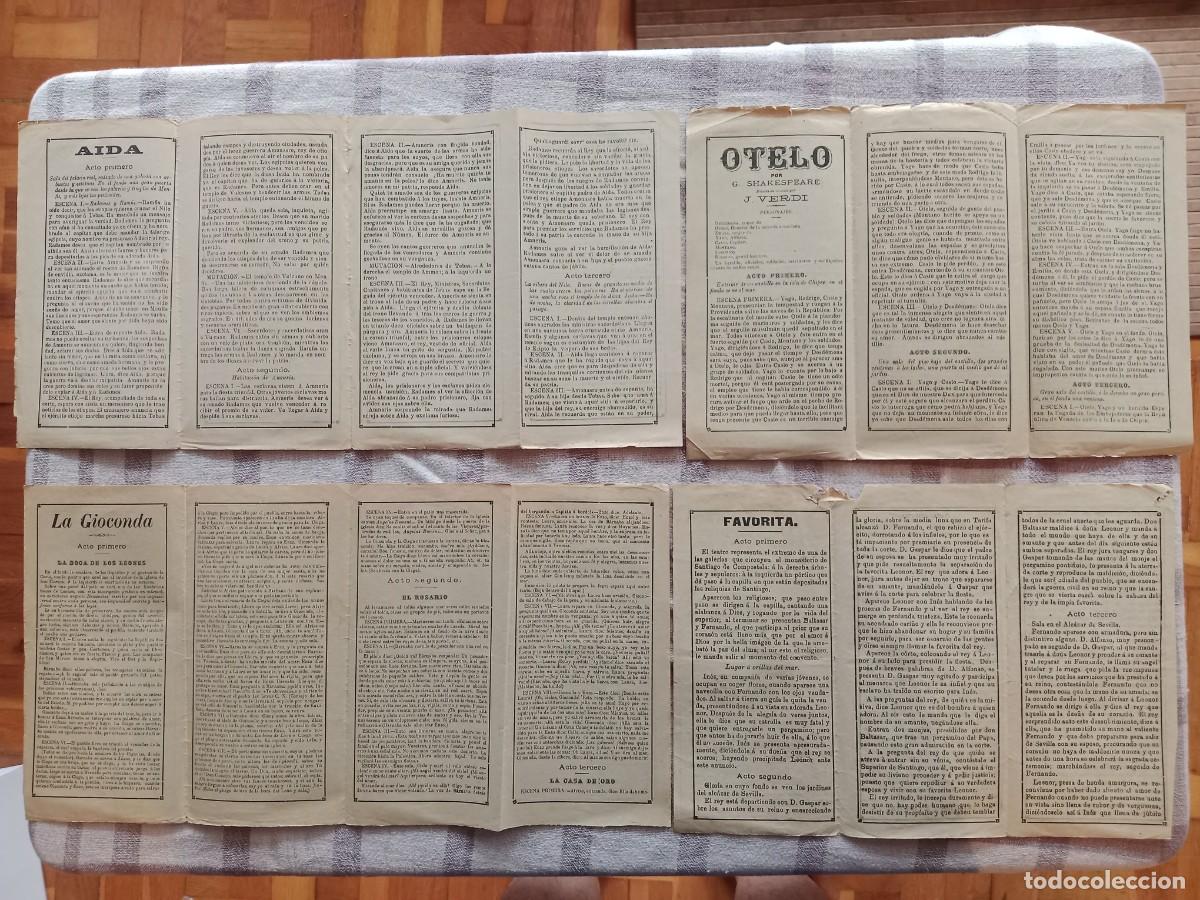 Libretos de &oacute;pera: 4 Programas de &Oacute;pera 1899 Teatro-Circo - Foto 4