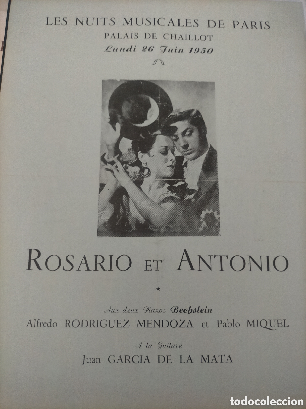 Libretos de &oacute;pera: Lote de programas el teatro y musicall 18 Antonio el bailar&iacute;n Lola flores y