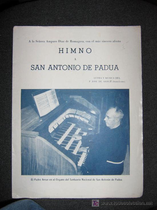 Himno A San Antonio De Padua Letra - Estudiar