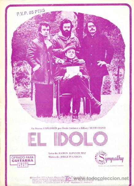 Partituren: DESDE SANTURCE A BILBAO BLUES BAND: EL IDOLO , CIFRADO PARA GUITARRA (DIPTICO)