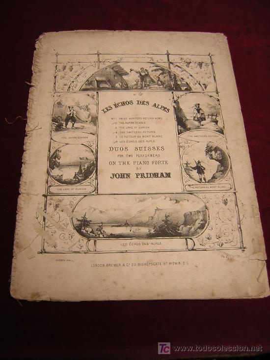 Partituras musicais: LES ECHOS DES ALPES.THE SWITZERS RETURN.DUOS SUISSES FOR PIANO.