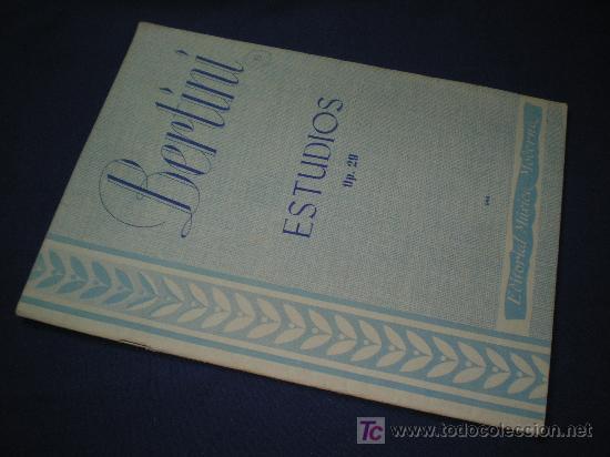 Partituras musicais: BERTINI ESTUDIOS OP.29  - 25 ESTUDIOS FACILES - EDITORIAL MUSICA MODERNA