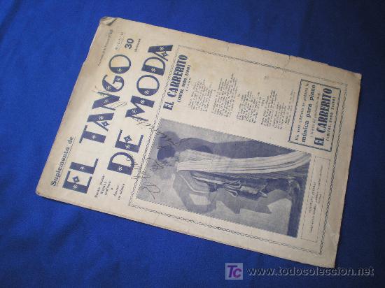 Partituras musicais: EL CARRERITO - TANGO PARA PIANO - MUSICA DE RAUL DE LA HOYOS