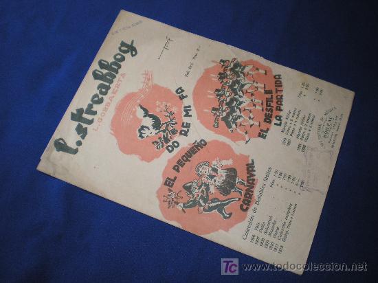 Partituras musicais: DO RE MI FA - MUSICA DE L. STREABBOG - CASA EDITORIAL DE M&Uacute;SICA BOILEAU. BARCELONA