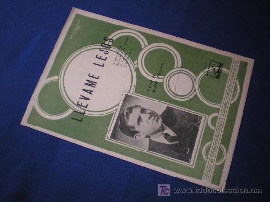 Partituras musicais: LLEVAME LEJOS - FOX SWING MEL&Oacute;DICA DE AUGUSTO ALGUER&Oacute;