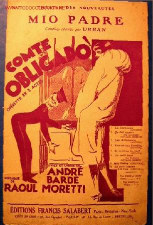 Partitions Musicales: `Mio Padre&acute;