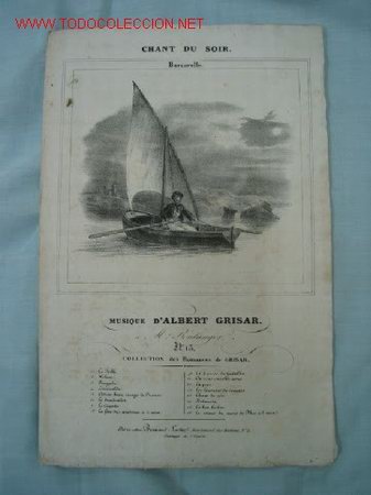 Partituras musicais: PARTITURA SIGLO XIX