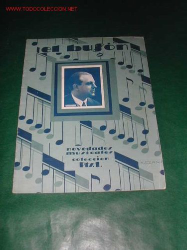 Partituras musicais: EL BUF&Oacute;N N.27, Abril 1927 Revista de Novedades Musicales