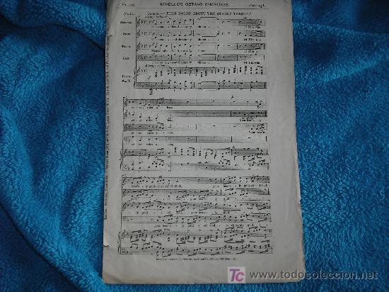 Musical scores: 1880 NOVELLO OCTAVO CHORUSES N&ordm; 118. HANDEL's 'SAMSON' - Then round about the Starry Throne