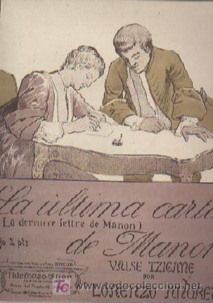 Partituras musicais: La &uacute;ltima carta de Lorenzo Andreu