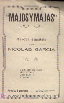 Partituras musicais: Majos y majas
