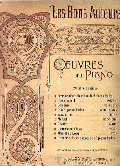 Partituras musicais: Romance en la bemol de Mozart