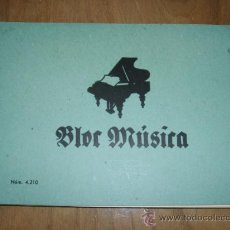 Partituras musicales: BLOC MÚSICA. Lote 26473112