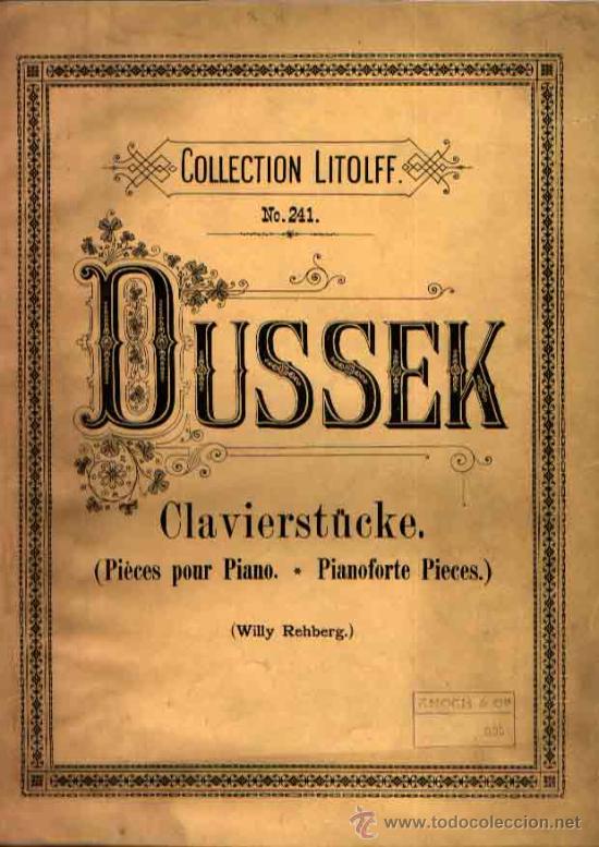 Partitions Musicales: PIEZAS PARA PIANO DE DUSSEK