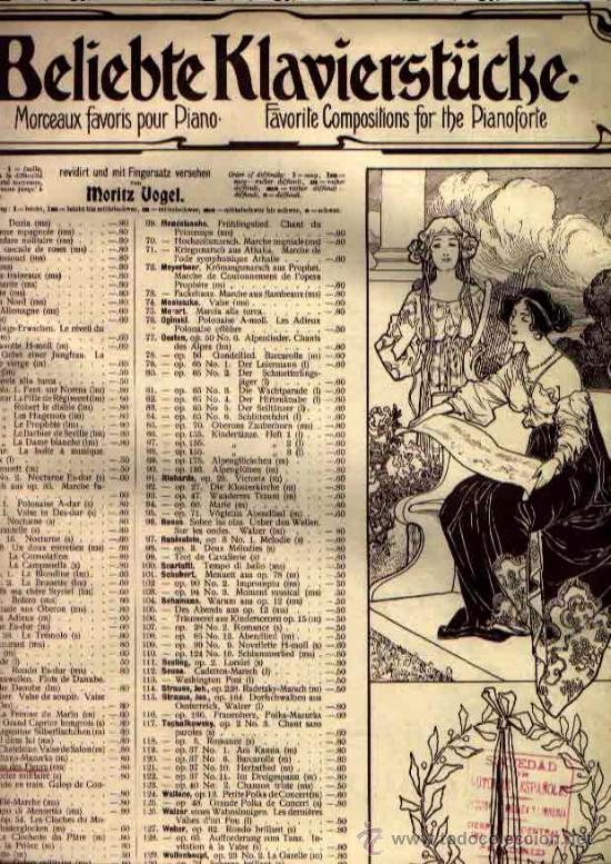 Partitions Musicales: VALSE DES FLEURS PARA PIANO DE KETTERER