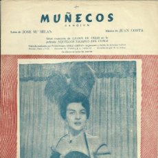 Partitions Musicales: LILIAN DE CELIS PARTITURA DE LA CANCION MUÑECOS. Lote 28079674
