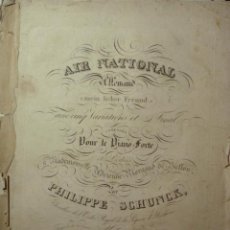 Partituras musicales: PARTITURA MUSICA MEIN LIEBER FREUND PHILIPPE SCHUNCK - CIRCA 1848 SHEET MUSIC. Lote 32469783