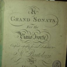 Partituras musicales: PARTITURA MUSICA FRANZ JOSEPH HAYDN - GRAN SONATA OPUS 79 - CIRCA 1830-50 SHEET MUSIC. Lote 32469787