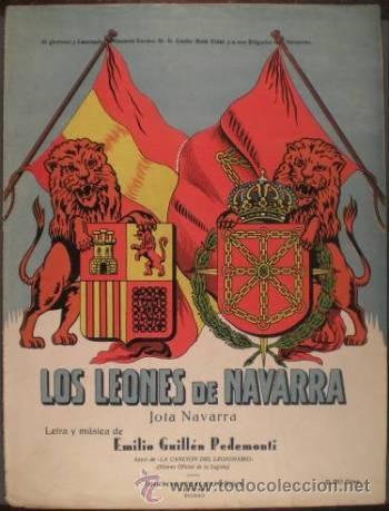 los leones de navarra. jota navarra. letra y mú - Compra venta en  todocoleccion