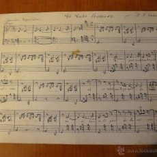 Partituras musicales: PARTITURA MANUSCRITA DE CANCIÓN ESPAÑOLA EL CABO PRIMERO POR M.F. CABALLERO