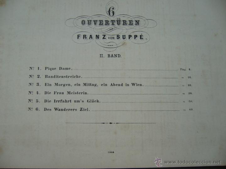 Partituras musicales: SUPPE OUVERTUREN # V012 - Foto 3