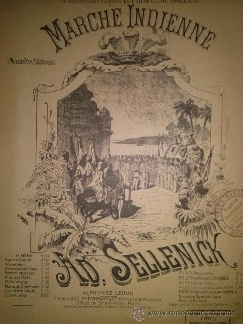 Partituras musicales: MARCHE INDIENNE PAR  SELENICK - Foto 1