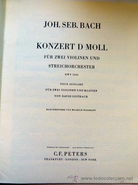 Partituras musicales: Bach Konzert - Foto 2
