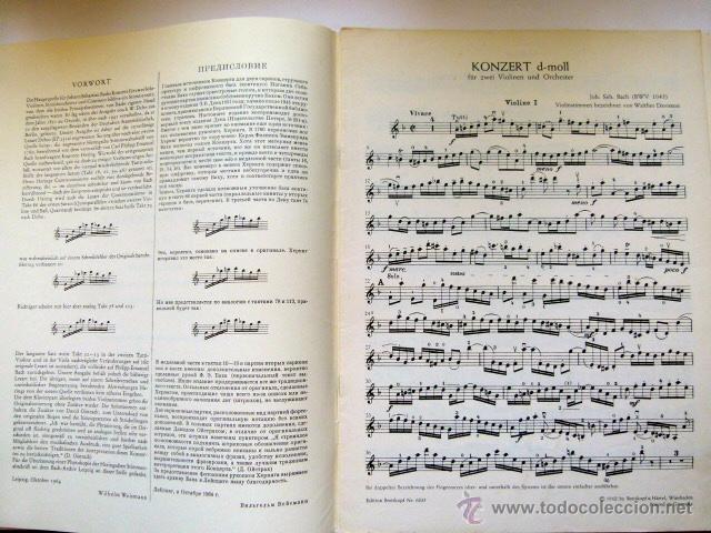 Partituras musicales: Bach Konzert - Foto 3