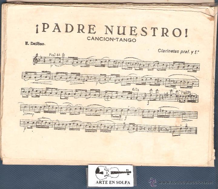 padre nuestro ! cancion tango de e. delfino lo - Buy Antique sheet music on  todocoleccion