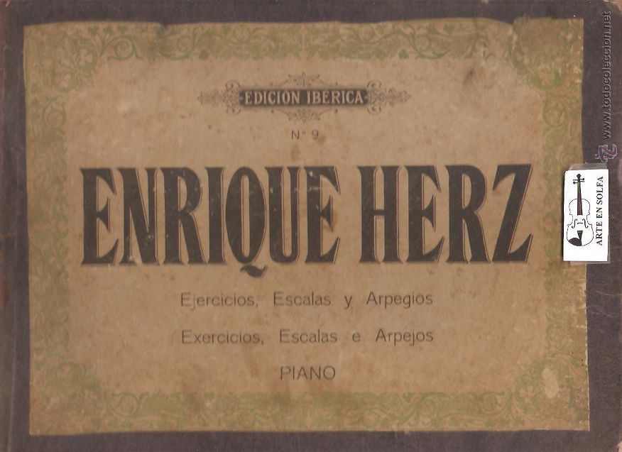 Partitions Musicales: EJERCICIOS DE PIANO DE ENRIQUE HERZ EDICION IBERICA N&ordm;-9 . 56 P&Aacute;GINAS