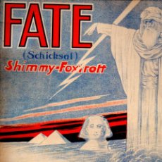 Partituras musicales: BYRON GAY : FATE SCHICKSAL - SHIMMY FOX TROT (BENJAMIN, LEIPZIG. 1923). Lote 53238846
