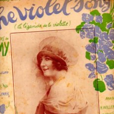 Partituras musicales: M. YVAIN : THE VIOLET SONG (MAILLOCHON, PARIS, 1920). Lote 53320774